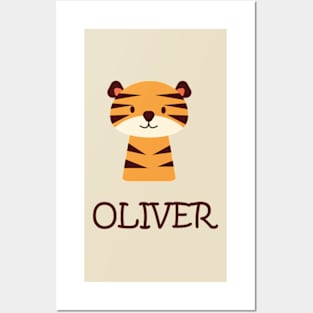 Oliver stickers Posters and Art